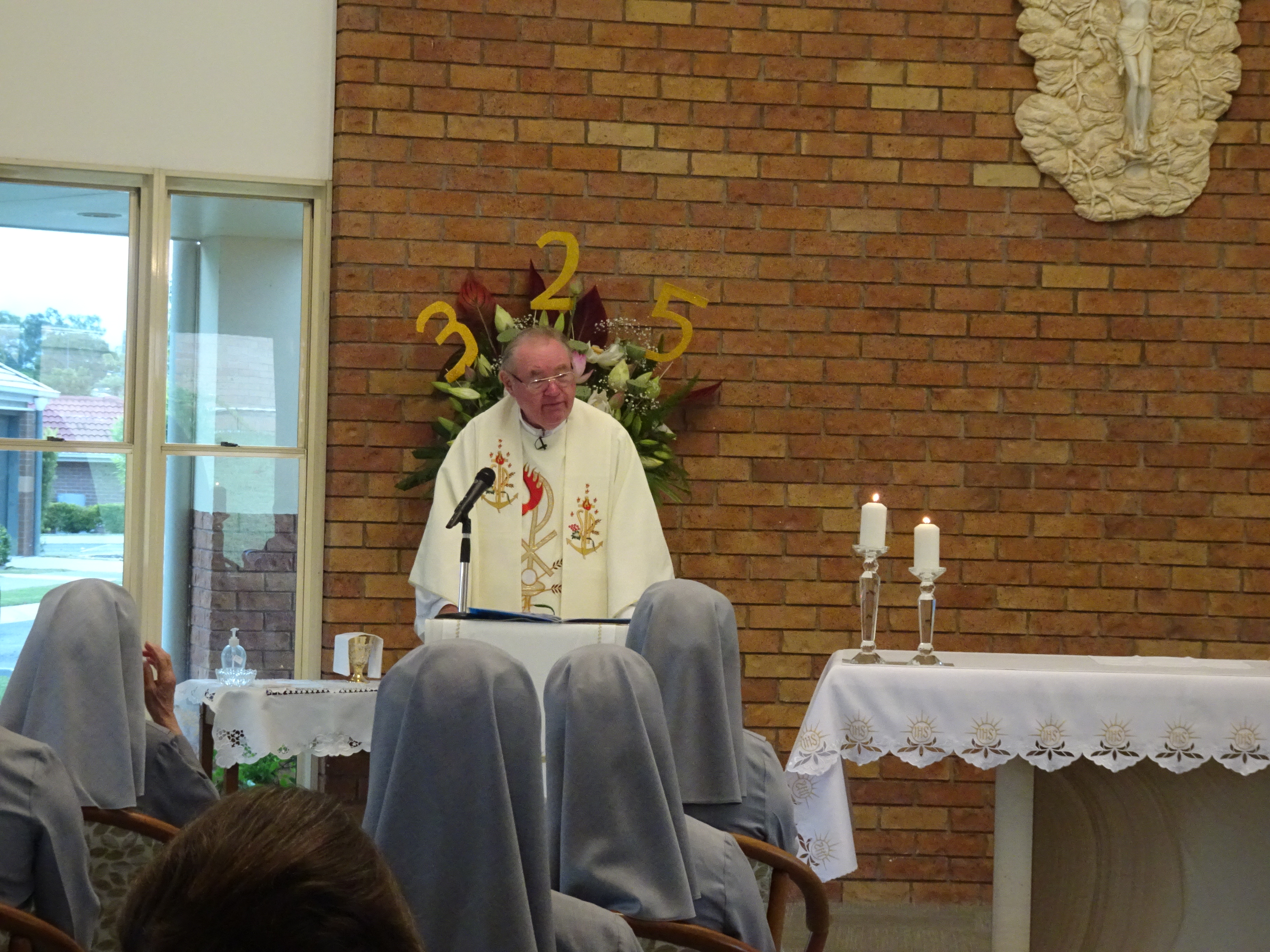 Reverend John Conway gave homily